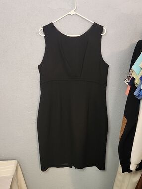 Coldwater Creek Black Sleeveless Sheath Dress